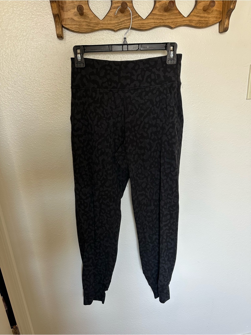 Lululemon Align Black Animal Print Jogger Leggings
